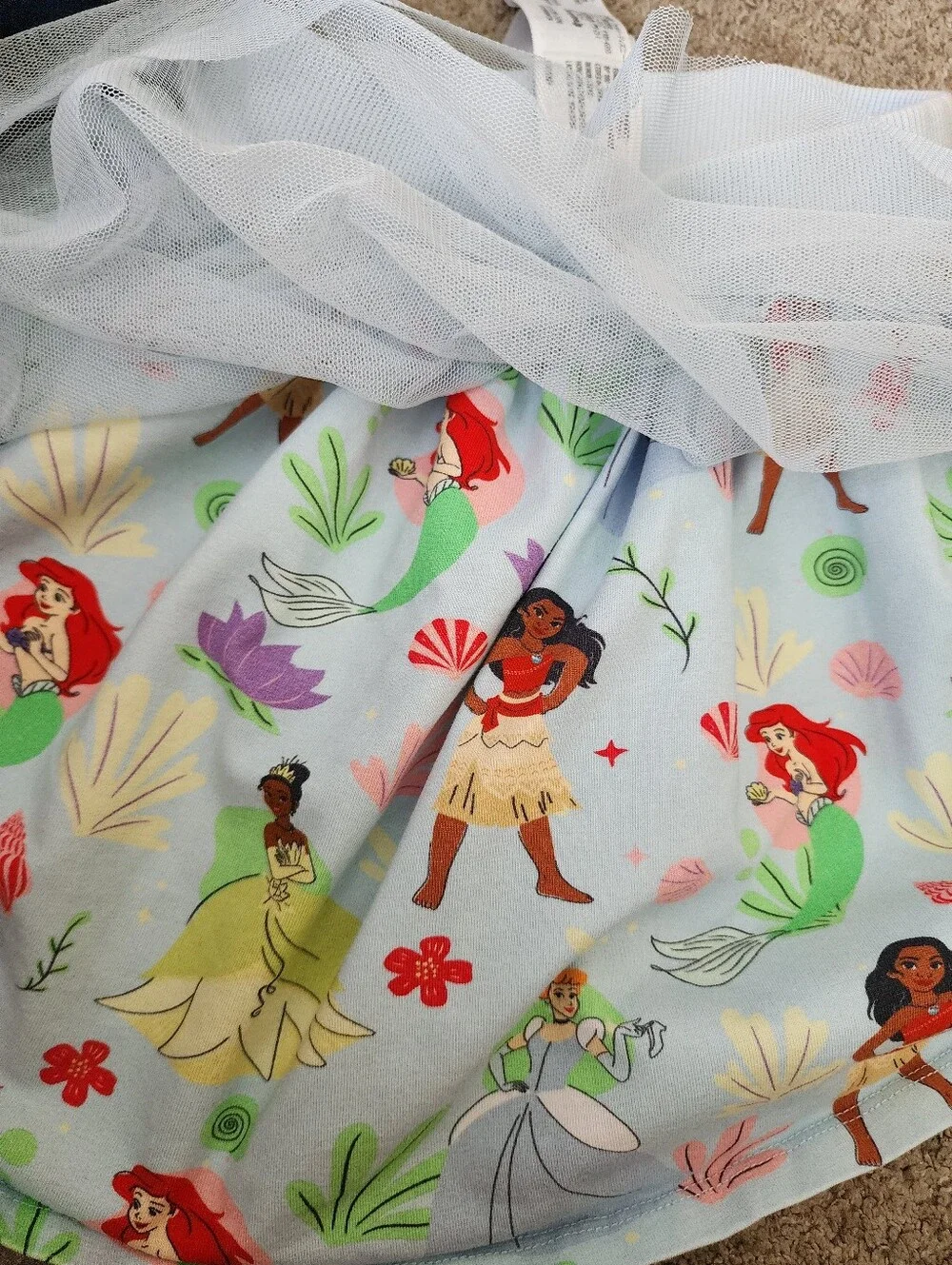 Disney Parks Princess Tulle Skort Size 5/6